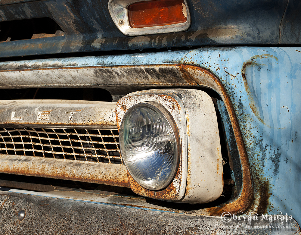 Classic Blue Chevy Pickup