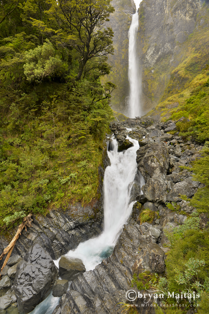 Devils Punchbowl Falls New Zealand