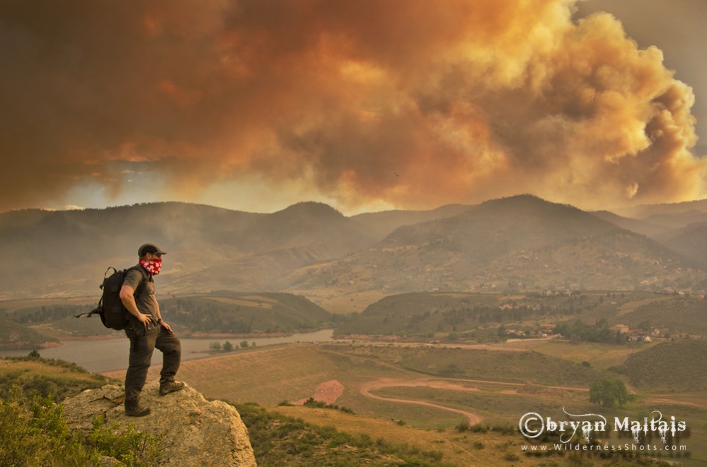 High Park Fire Hiker