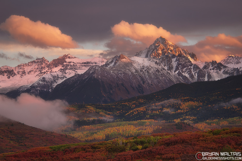 Mt Sneffels San Juan Mountains Colorado Fall Colors