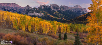 Owl Creek Pass, Fall Colors, Colorado Pano