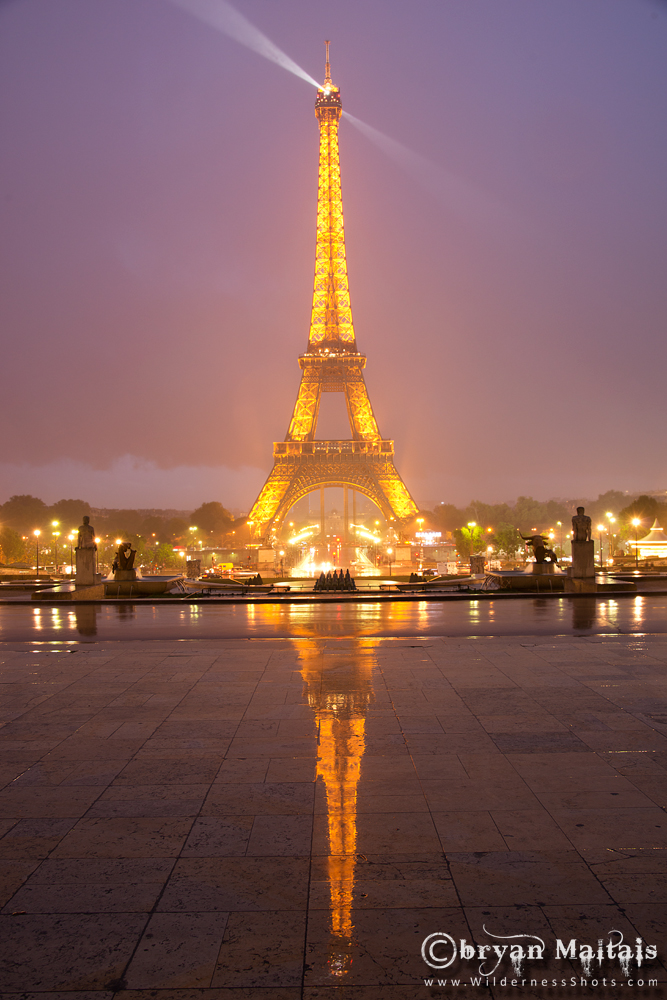 Eiffel Tower at Night, Paris