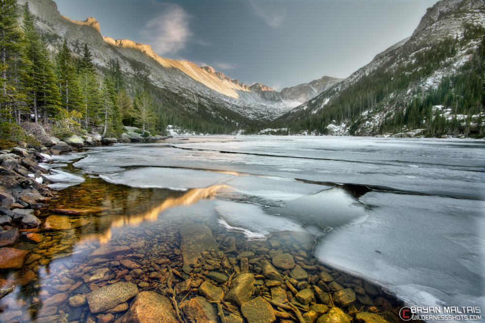 Mills Lake Colorado Rocky Mountain National Park