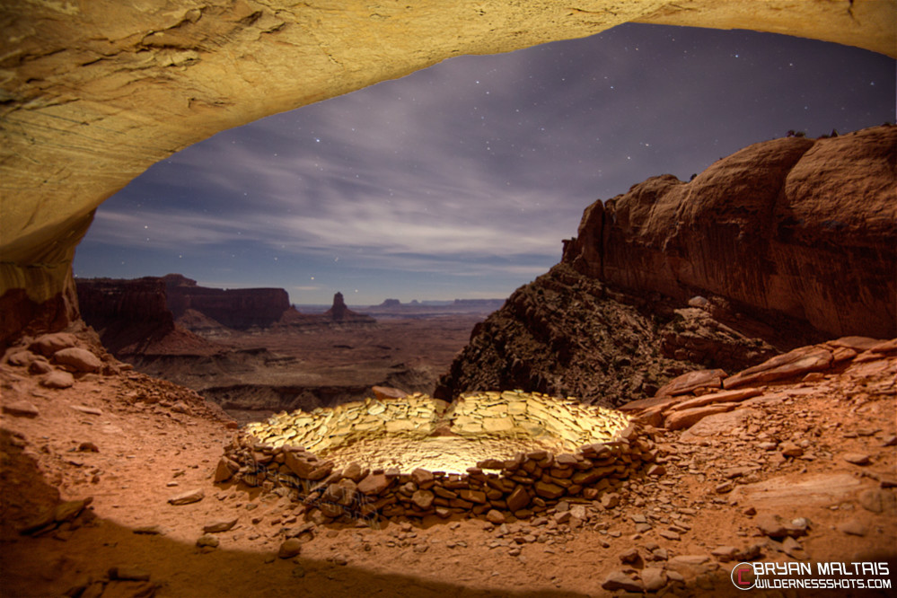 False Kiva at Night