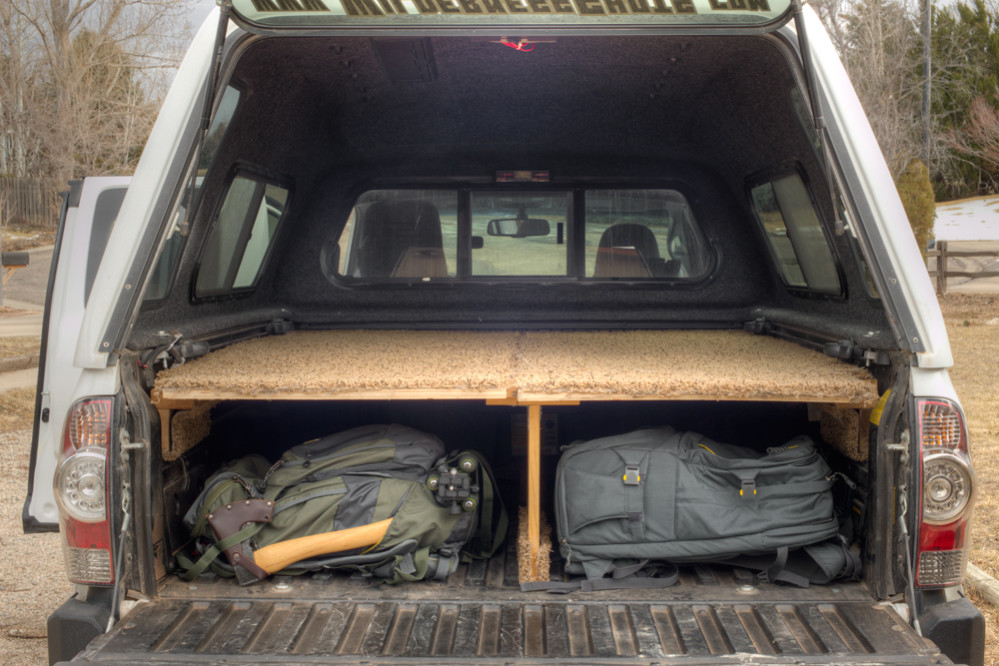 toyota-tacoma-raised-sleeping-cargo-platform-bed