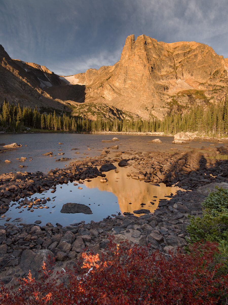 Notchtop Mountain Sunrise Rocky Mountain National Park Colorado