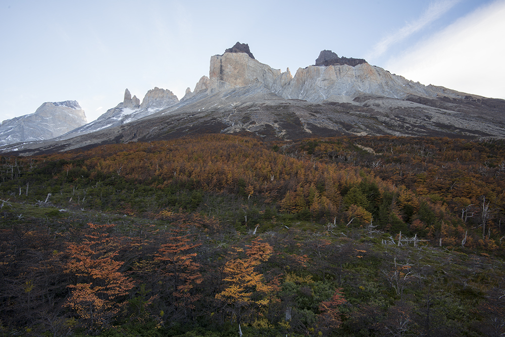 Hiking up the French Valley on day 3