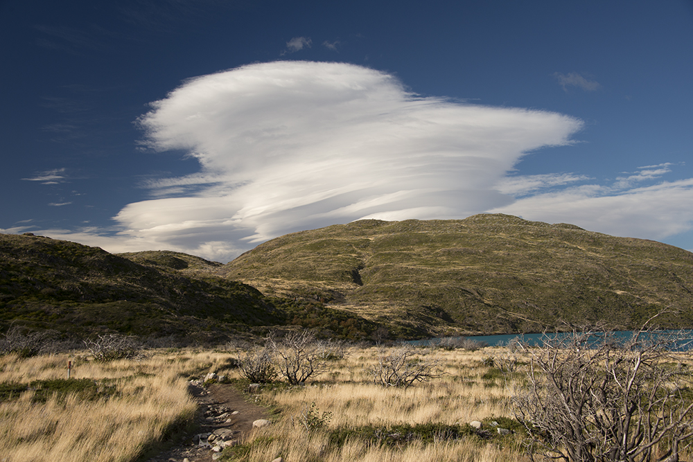 Beautiful Lenticular clouds before the weather turned bad on day four