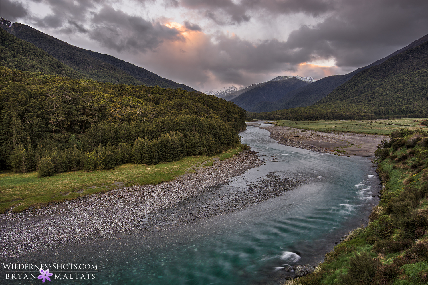 haast river new zealand landscape photography