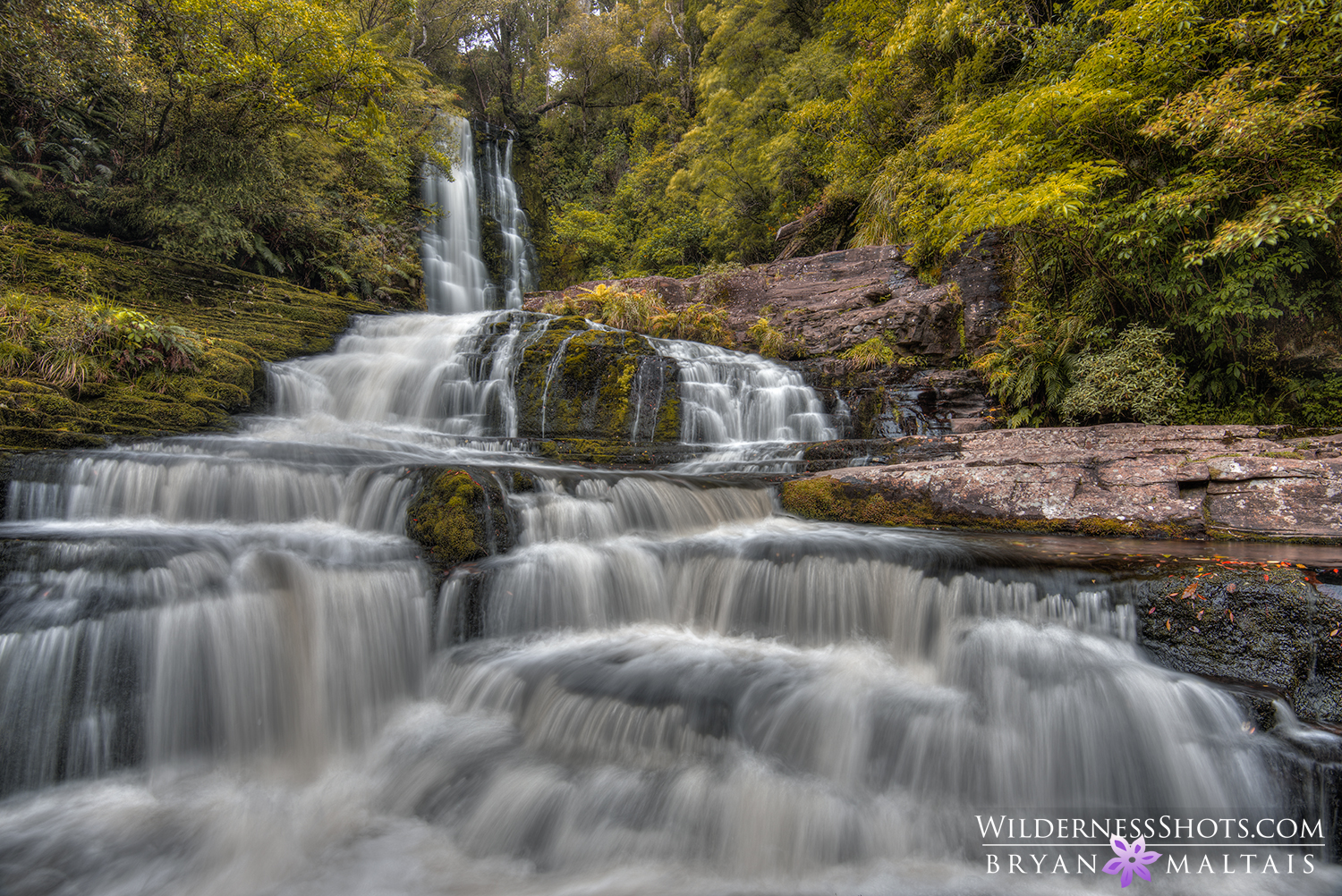 Cascade Waterfall New Zealand Landscape Photos