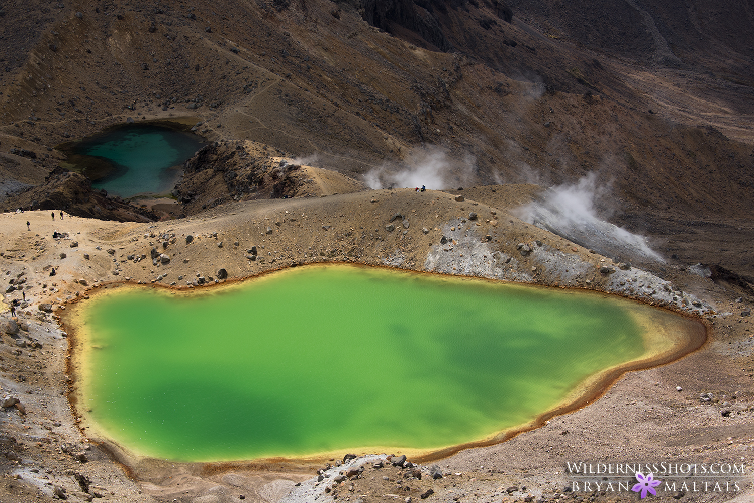 Tongariro Crossing Emerald Pools New Zealand Photography