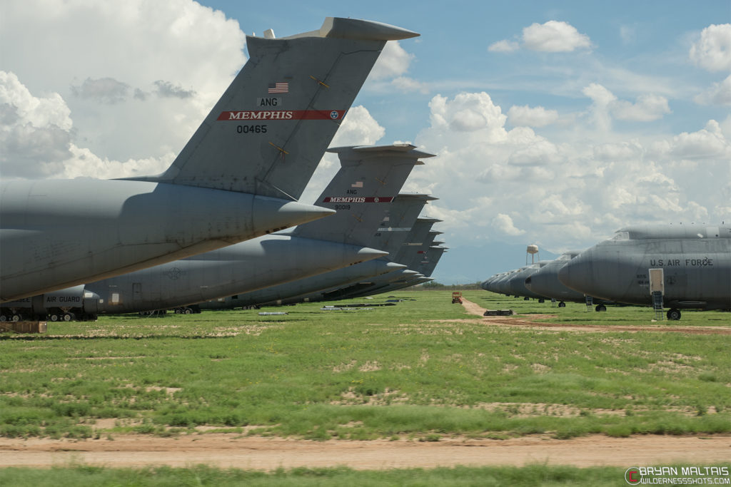 C-5 Glaxy Rows Bonyard Tucson Arizona