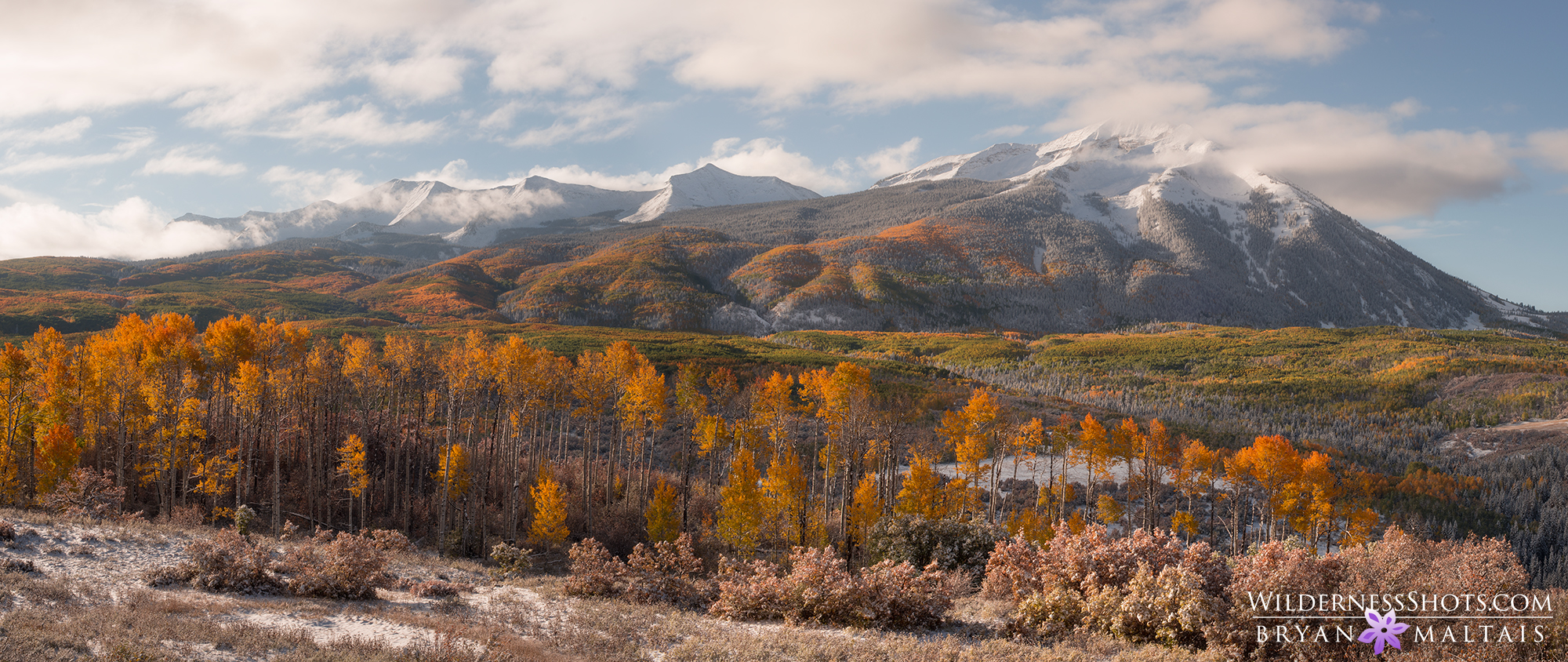 beckwith peak fall colors crested butte colorado photos