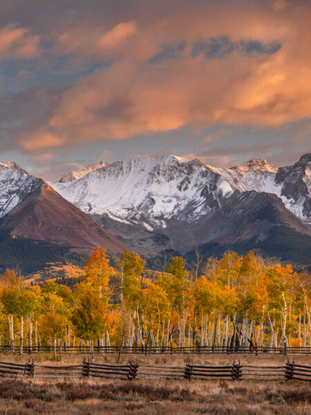 Mt Wilson Colorado Fall Colors Panorama