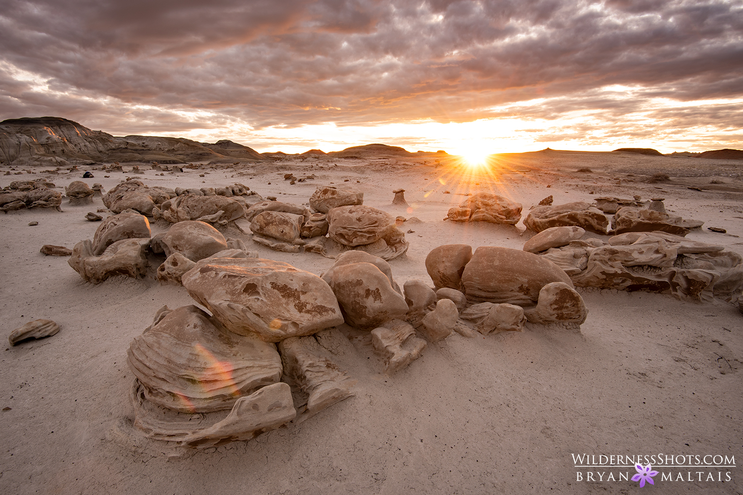 Bisti Badlands Alien Eggs Sunstar