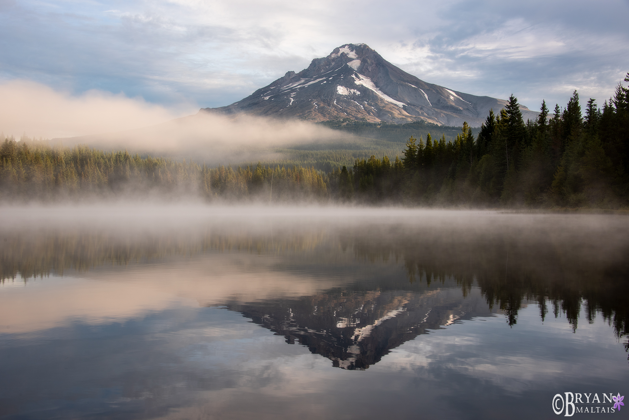 Mt. Hood Reflection Trilium Lake