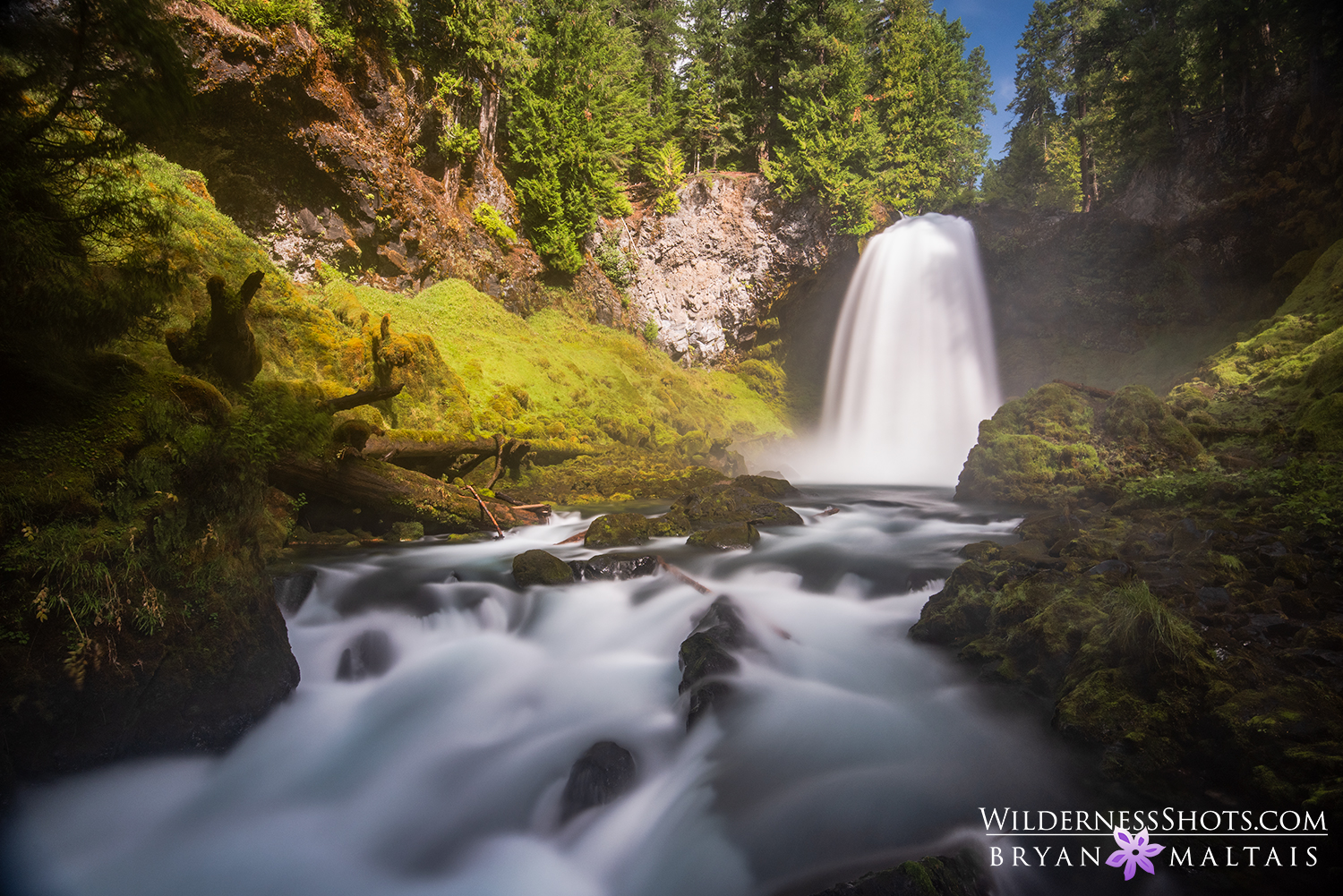 how to use slow shutter speed to blur water