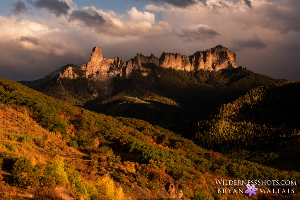 Cimarron Range Fall Colors Ridgway Colorado