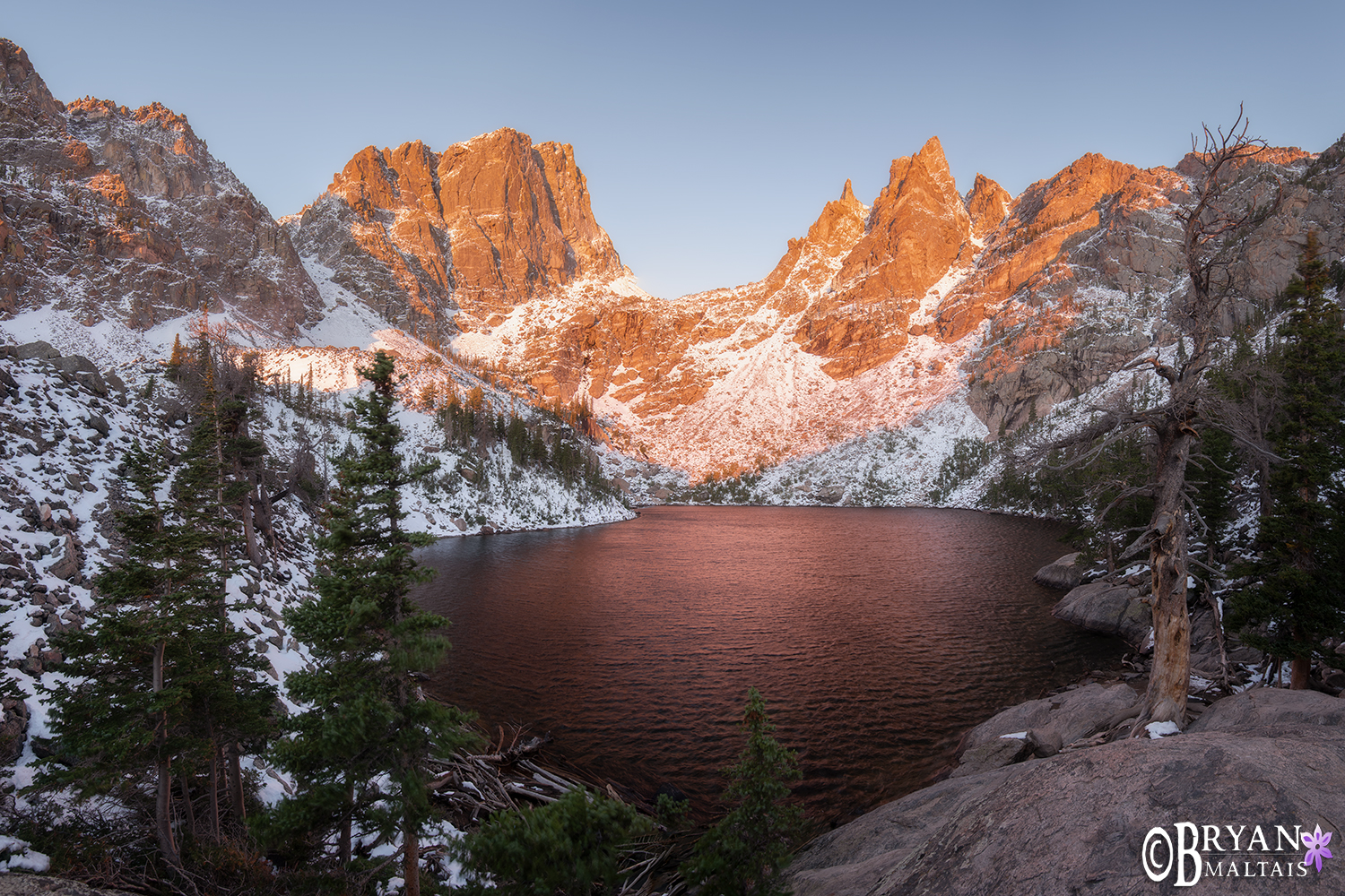 Emeral Lake Colorado Sunrise