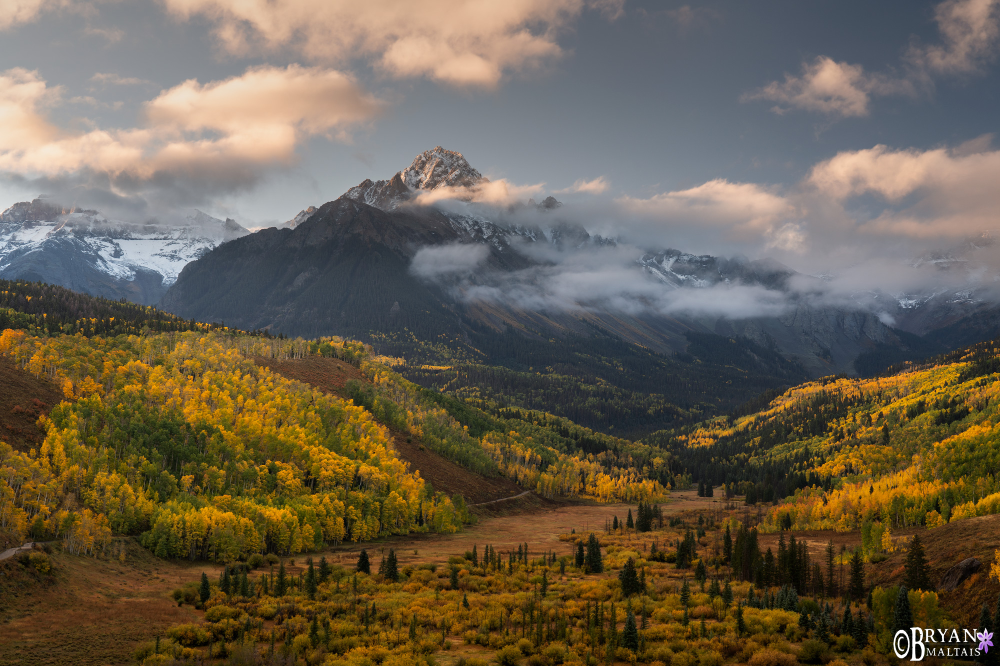 Mt Sneffels Colorado Sunsrise Fall Colors