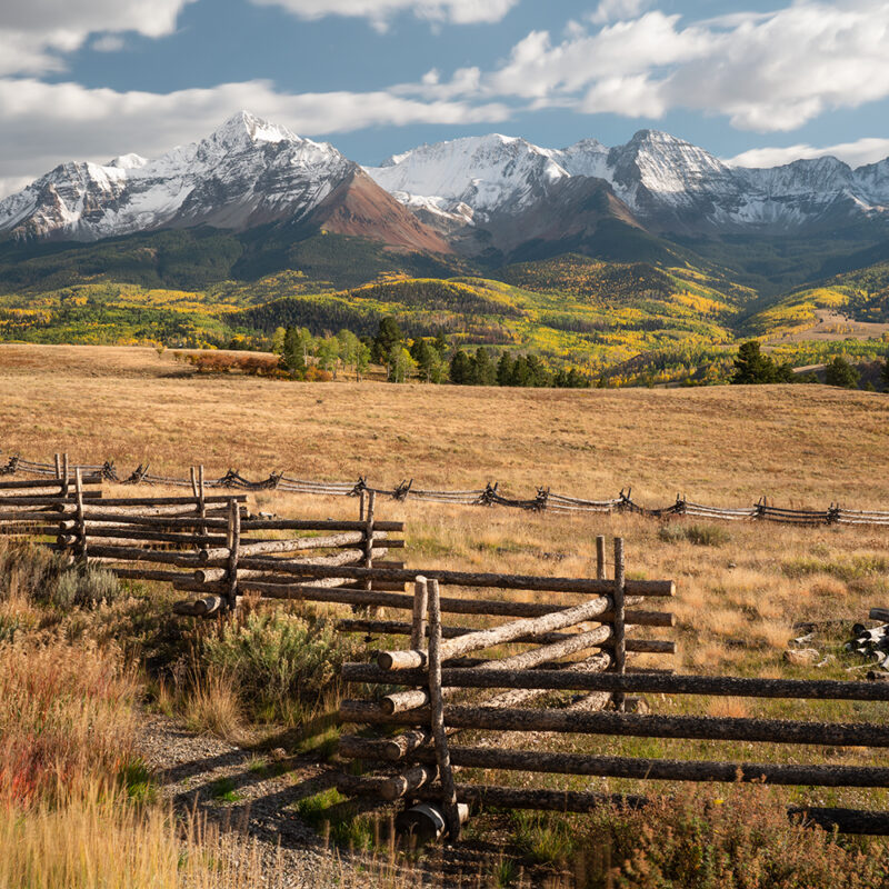 Mt Wilson afternoon ranch split rail fence