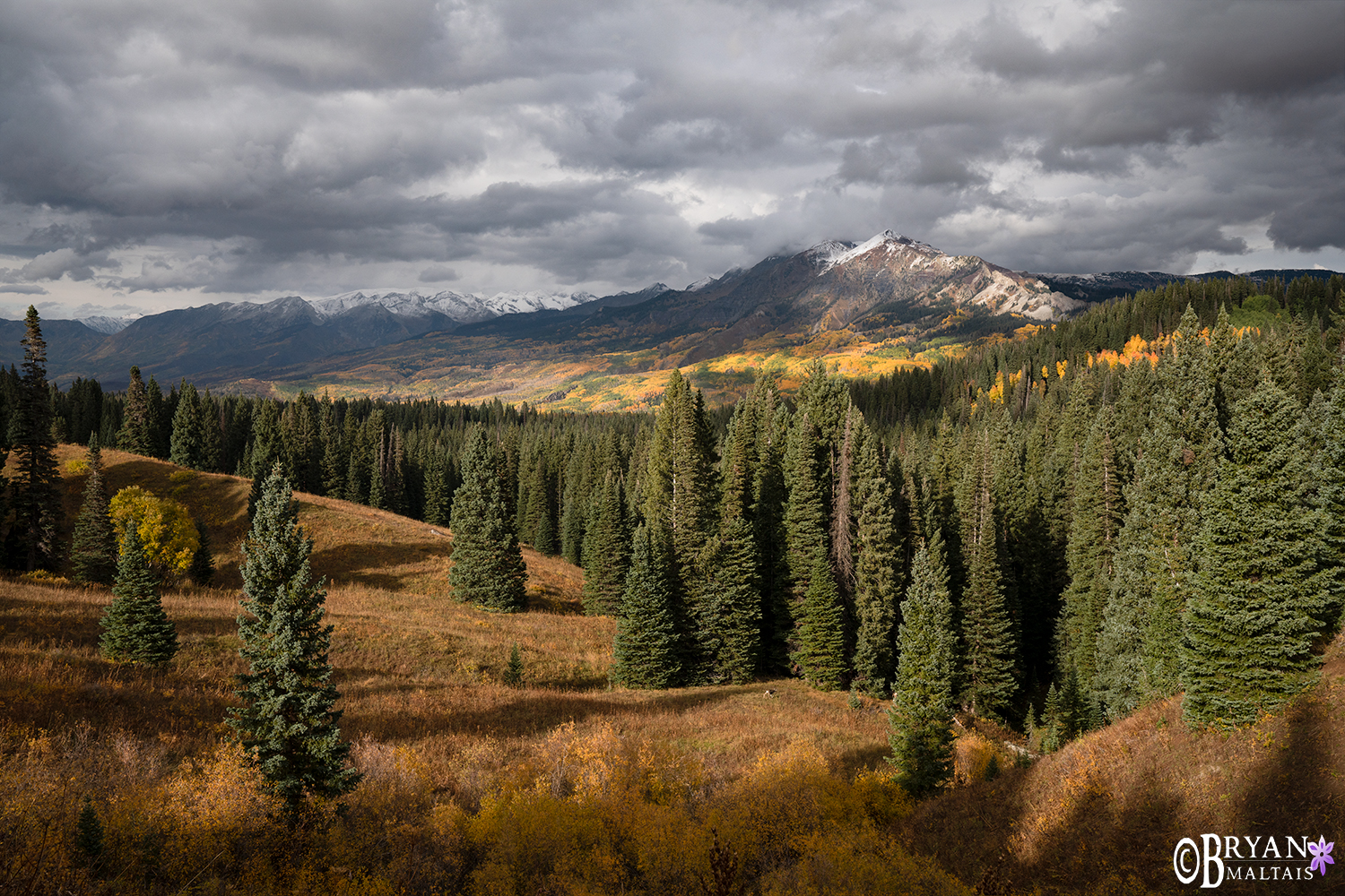 Ruby Peak Crested Butte Fall Colors Colorado
