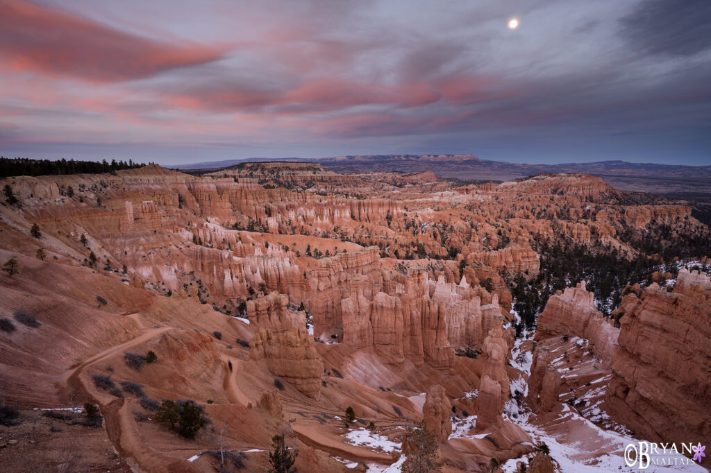 Bryce Canyon Afterglow red susnet utah landscape photos