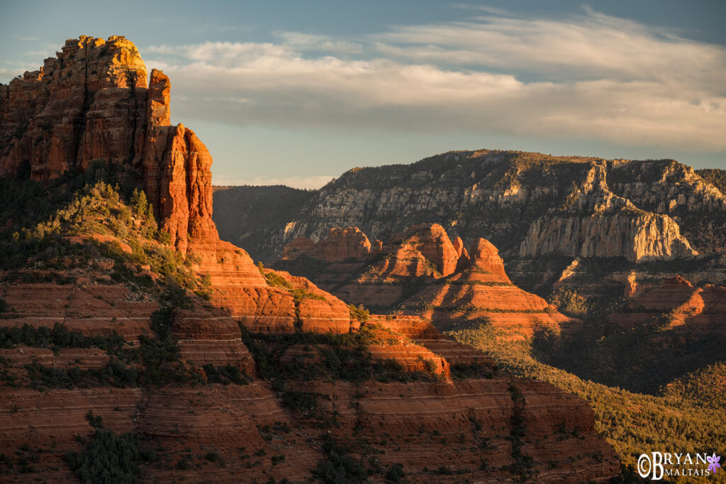 soldiers pass sedona sunset
