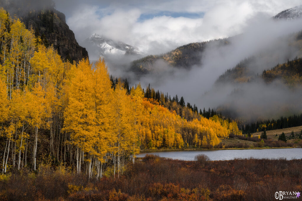 Crystal Lake Ouray Fall Colors