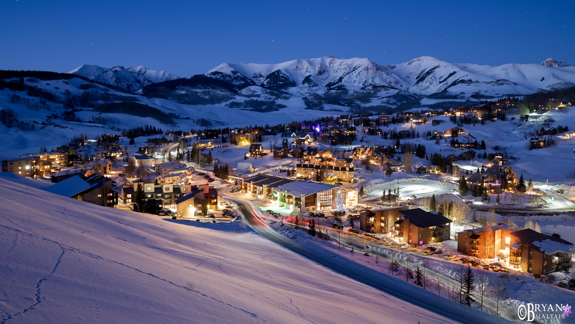 Mt Crested Butte Ski Village Colorado Photo Print