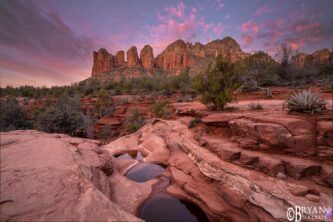 Seven Sacred Pools Sedona predawn Photo Print