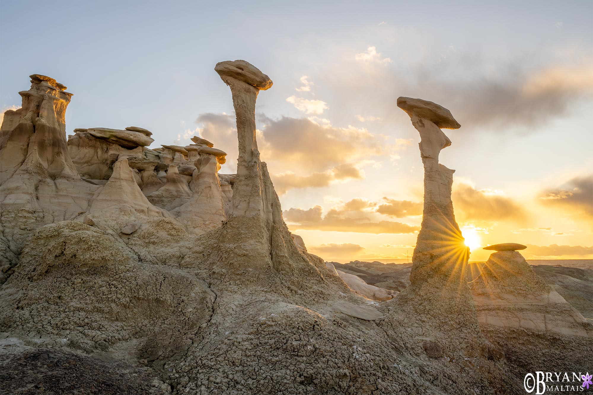 conversing hoodoos bisti badlands nm photo print