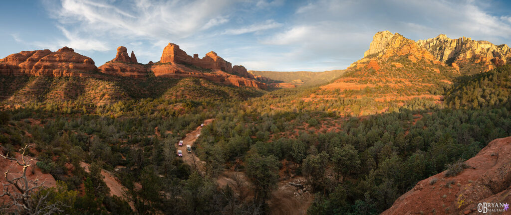 Sedona Jeep Tours Schnebly Hill Rd Panoramic Photo Print