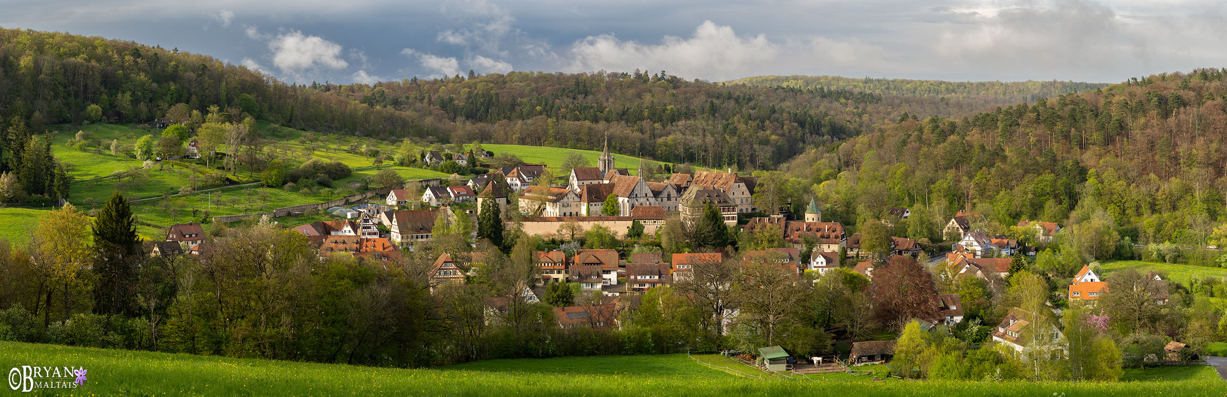 Bebenhausen Germany Fruhjahr Panorama