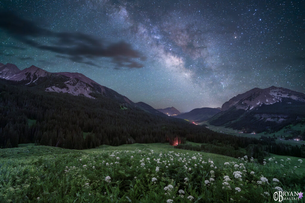 gothic milky way crested butte colorado photo print