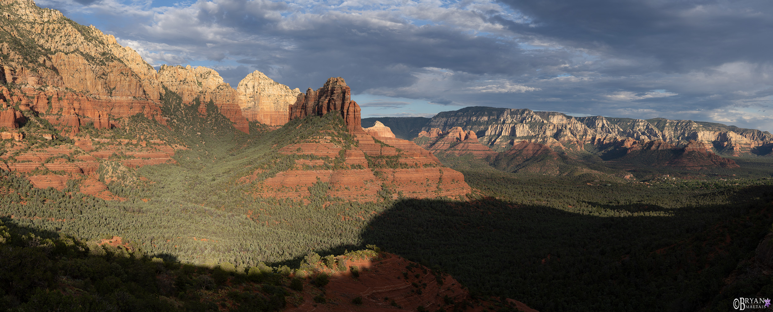 Sedona Panoramic Photo Print Brins Mesa Soldier Pass