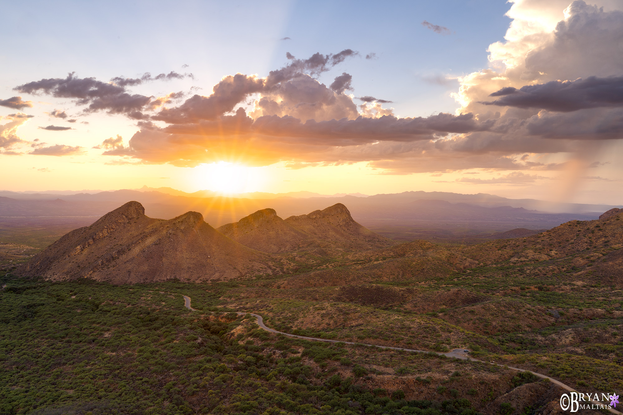 Santa Rita Mountains Sunset Photo Print