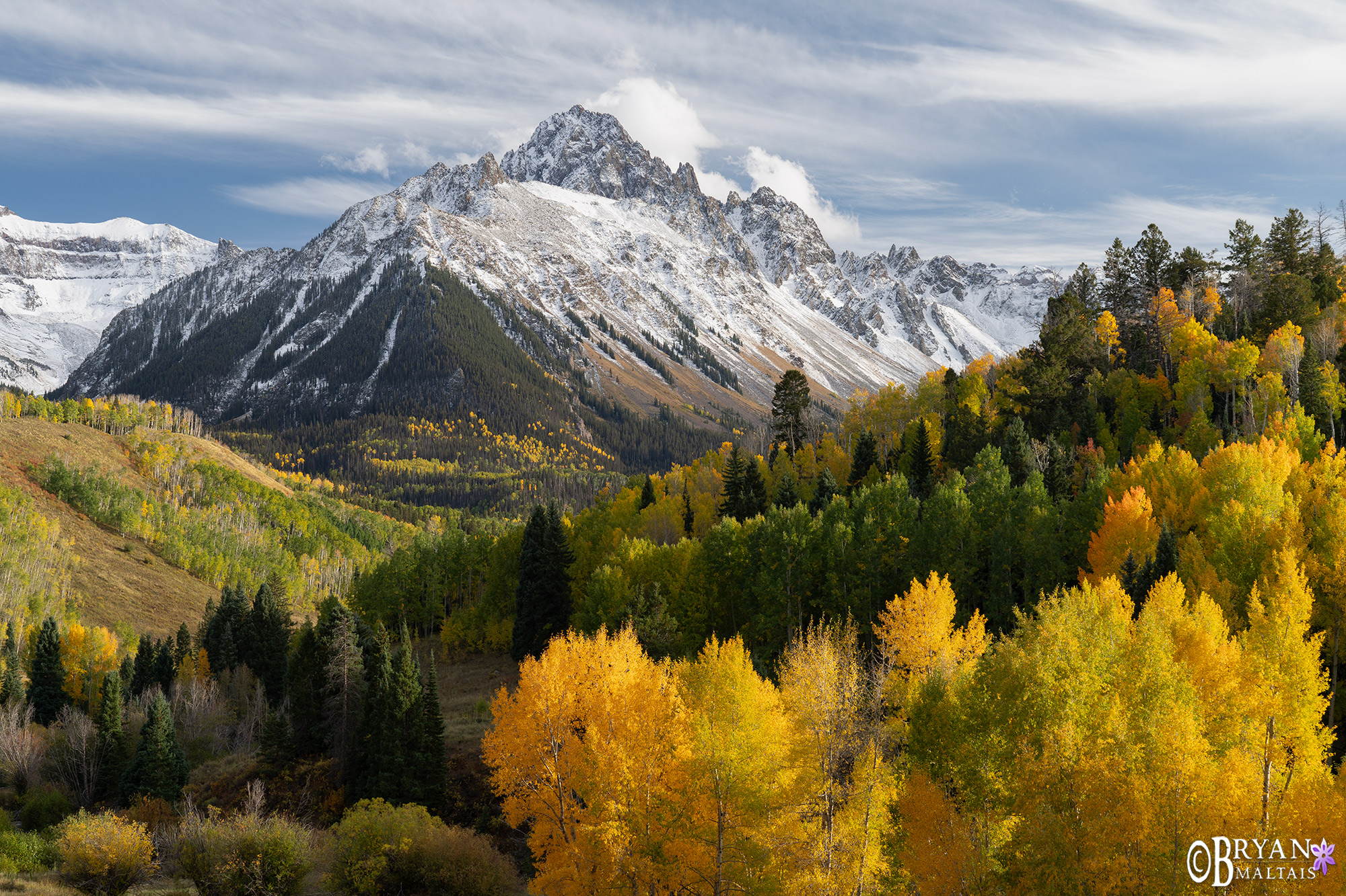 mt sneffels fall colors