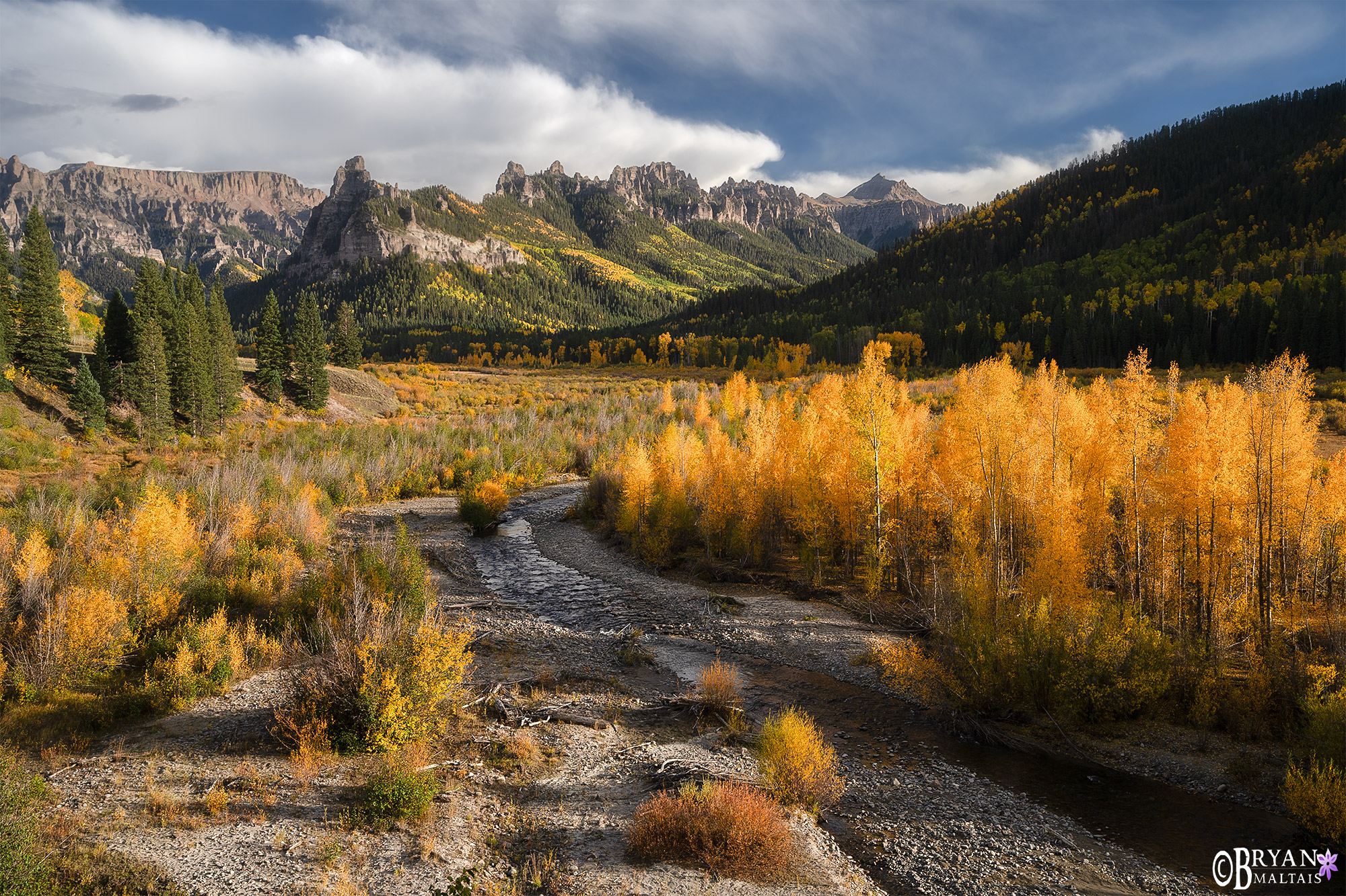 owl creek pass fall colors photo print