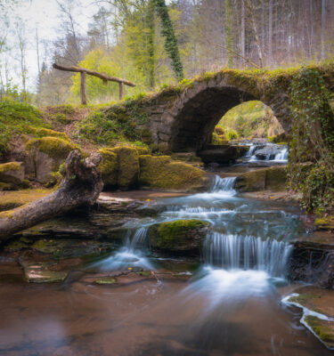 Mittelalterlicher Steinbrücke, Baden-Württemberg