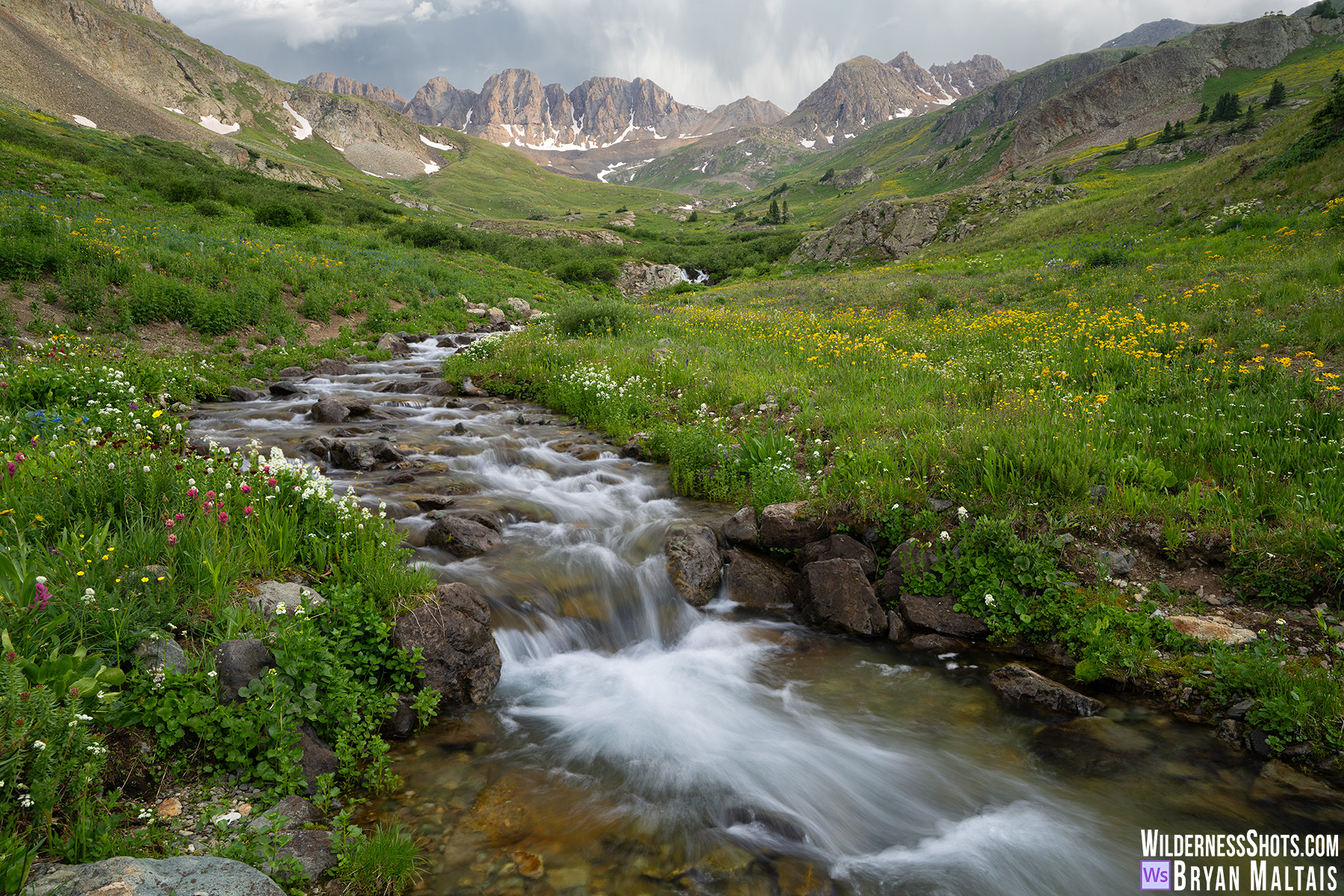American Basin Waterfall Lake Fork River