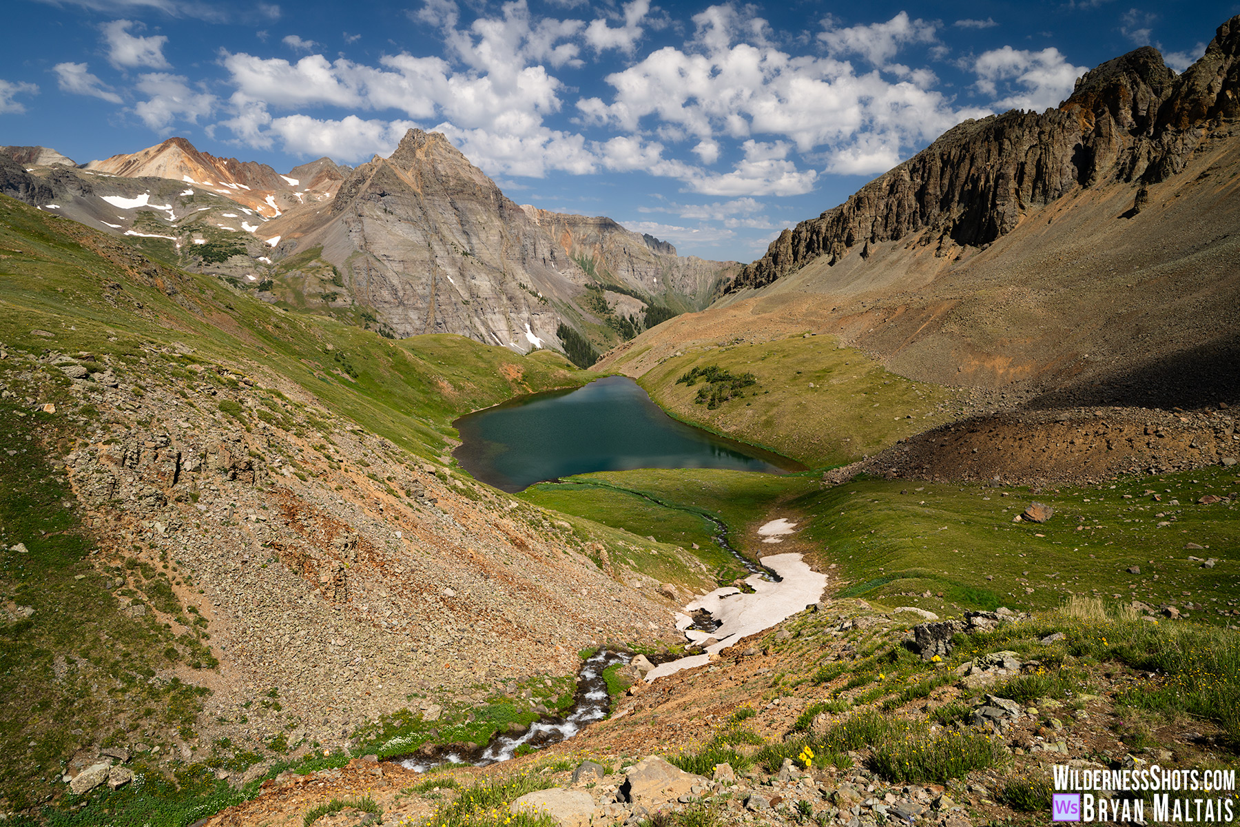 Blue Lakes Basin Colorado