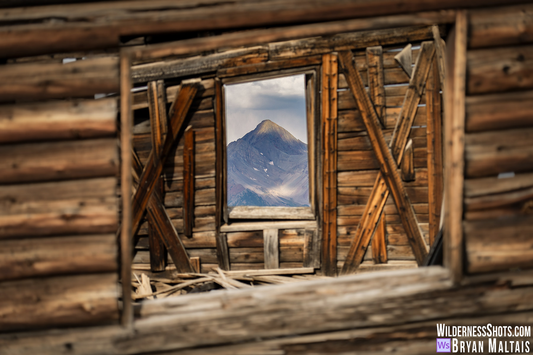 Mt. Wilson thrugh Alta Ghost Town