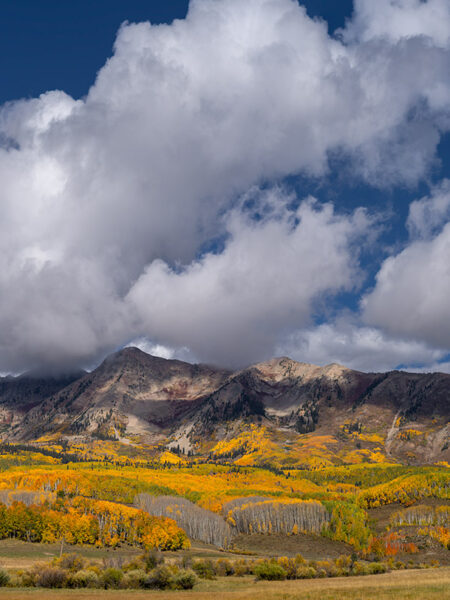 Anthracite Range Cloud Waves Crested Butte Colorado Fall Colors