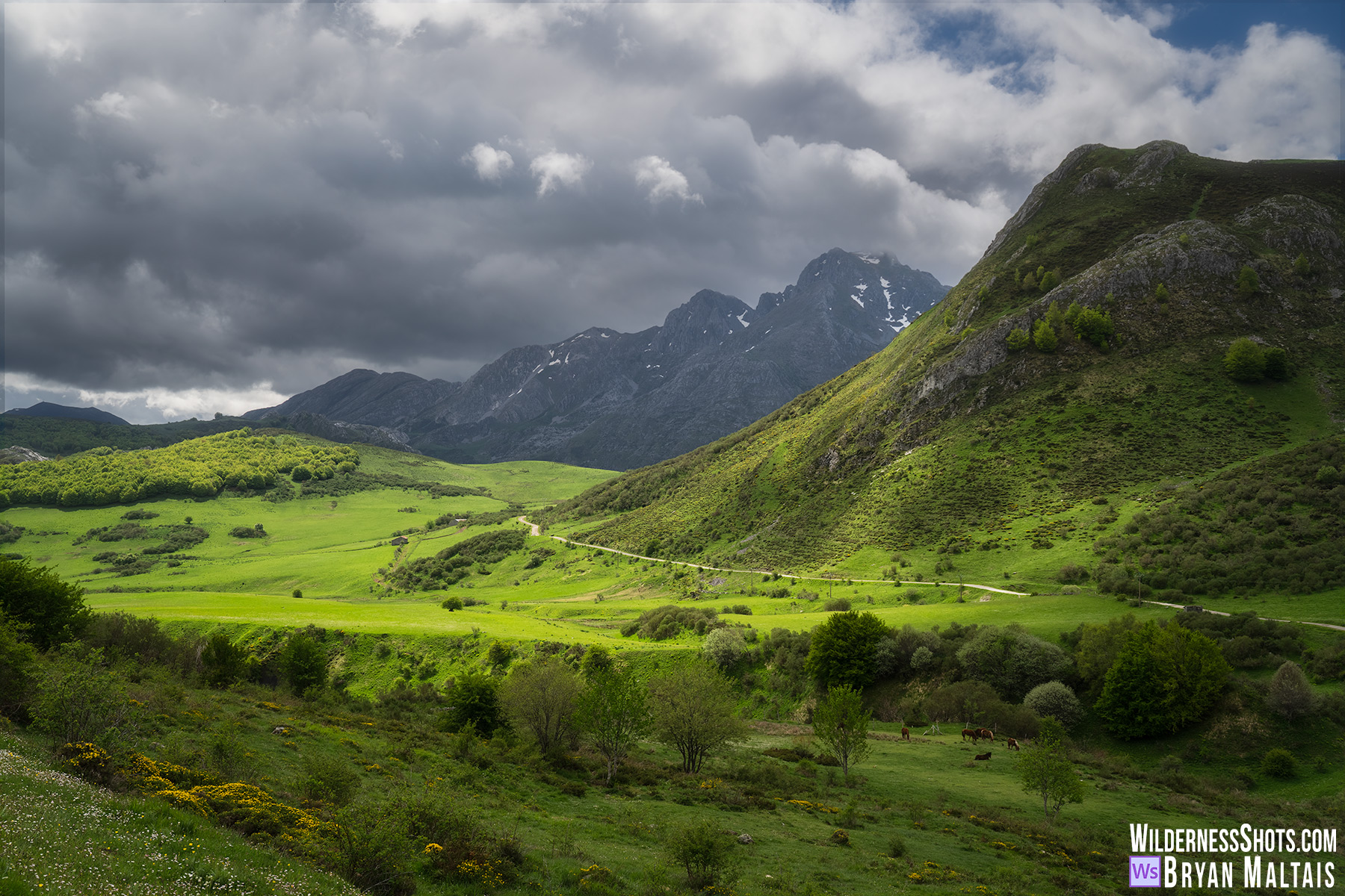 Picos de Europa National Park Stormy Clouds