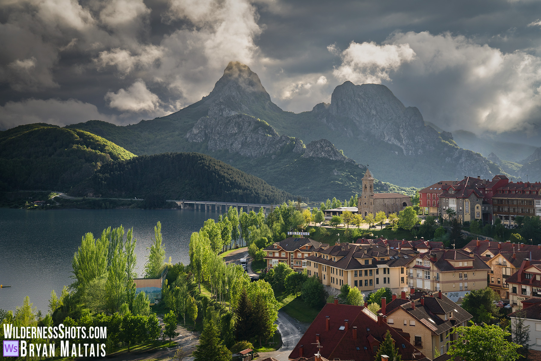 Riano Spain telephoto landscape