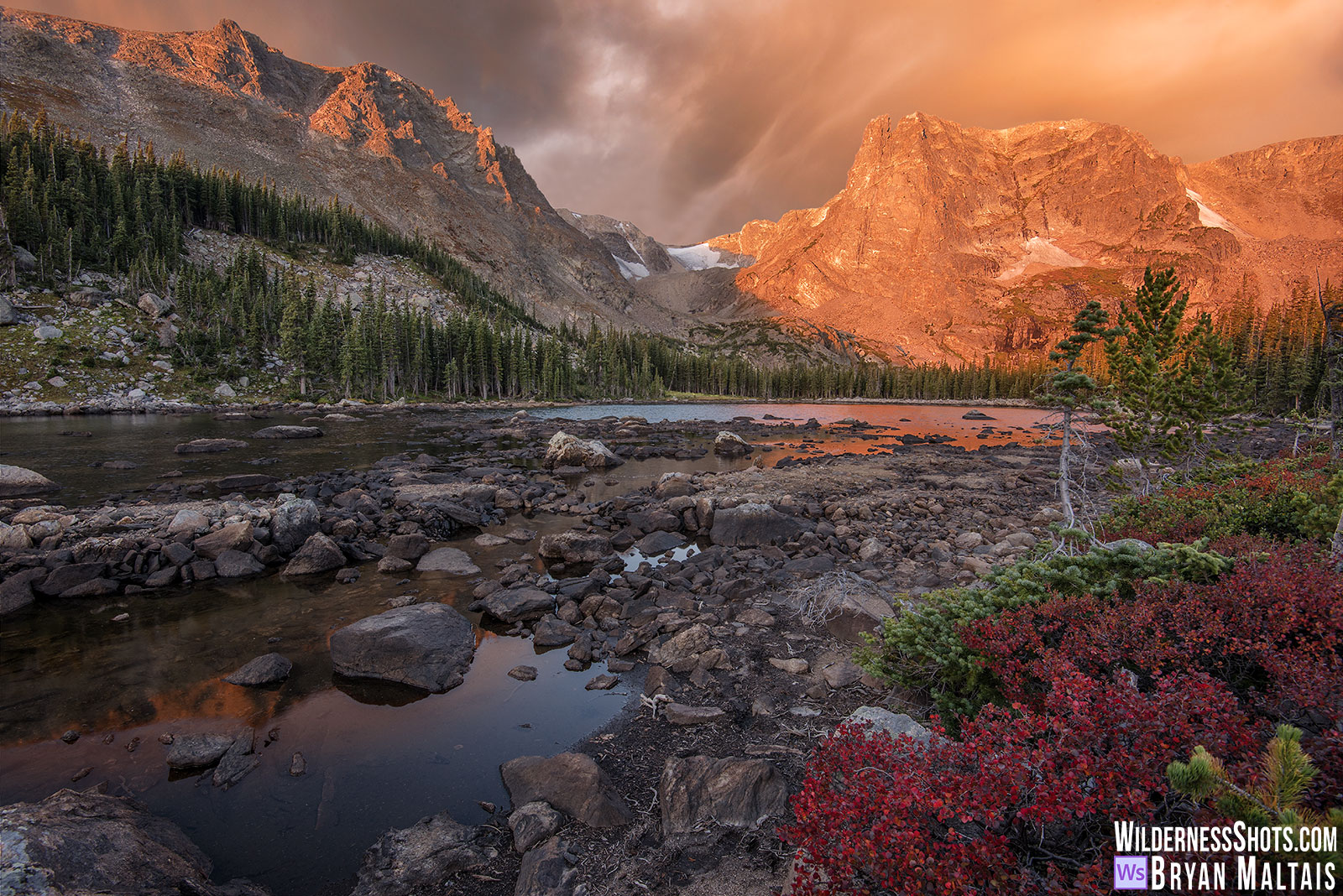 Two Rivers Lake RMNP Colorado